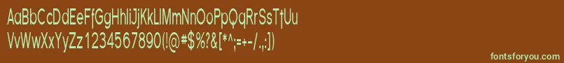 En savoir plus sur la police FlorencesansComp Police FlorencesansComp – polices vertes sur fond brun