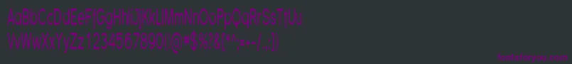 FlorencesansComp Font – Purple Fonts on Black Background