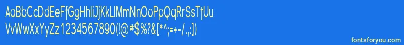More about FlorencesansComp Font FlorencesansComp Font – Yellow Fonts on Blue Background