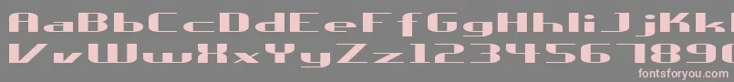 Ureka Font – Pink Fonts on Gray Background