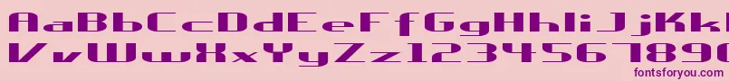 Ureka Font – Purple Fonts on Pink Background