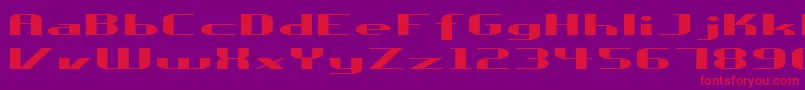 fuente Ureka – Fuentes Rojas Sobre Fondo Morado