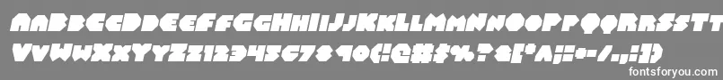 Balastaralital-Schriftart – Weiße Schriften auf grauem Hintergrund