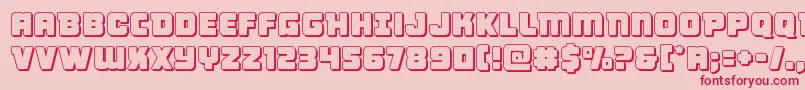 Victorycomics3D Font – Red Fonts on Pink Background
