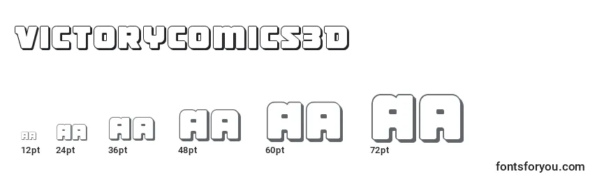 Victorycomics3D Font Sizes