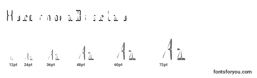 HypernovaDisplay Font Sizes