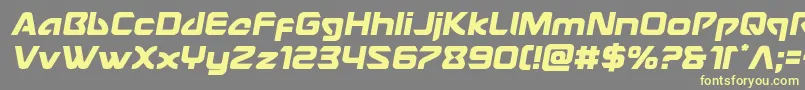Usangelsemital Font – Yellow Fonts on Gray Background