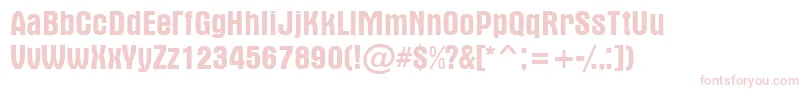 AAlterna Font – Pink Fonts on White Background