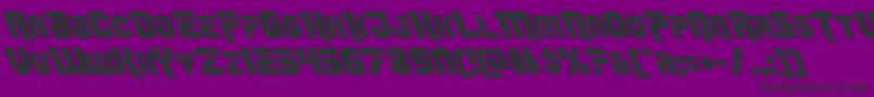 Omegaforceleft12 Font – Black Fonts on Purple Background