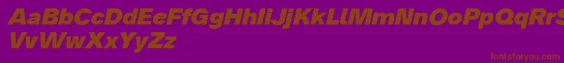 More about Analogue86blackoblique Font Analogue86blackoblique Font – Brown Fonts on Purple Background