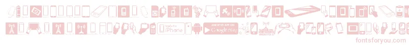フォントSmartphoneIcons – ピンクのフォント