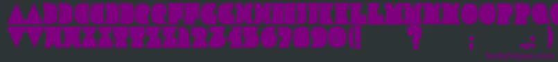 Improlija Font – Purple Fonts on Black Background