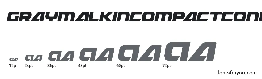 Graymalkincompactcond Font Sizes