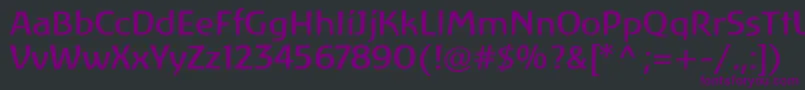 LinotypeAtlantisRegular Font – Purple Fonts on Black Background