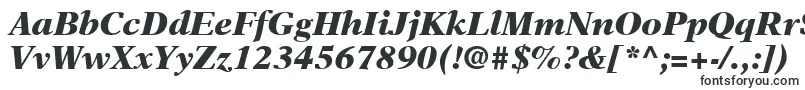 Шрифт NewAsterLtBlackItalic – надписи красивыми шрифтами