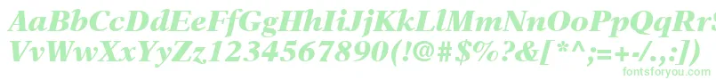 fuente NewAsterLtBlackItalic – Fuentes Verdes Sobre Fondo Blanco