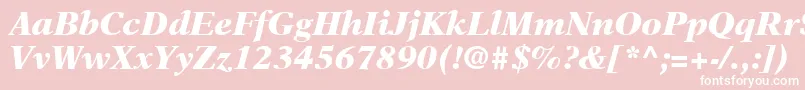 fuente NewAsterLtBlackItalic – Fuentes Blancas Sobre Fondo Rosa