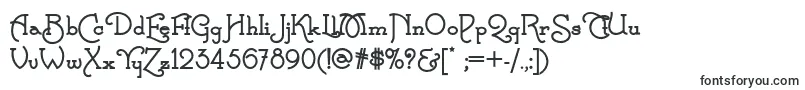 Шрифт CalamityjanenfBold – старые шрифты