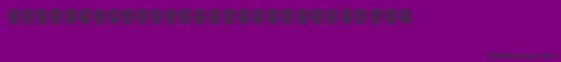 Dilemma Font – Black Fonts on Purple Background