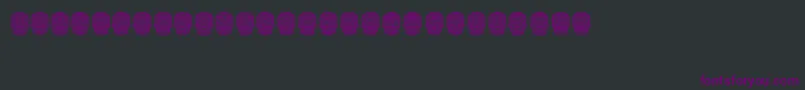 Dilemma Font – Purple Fonts on Black Background