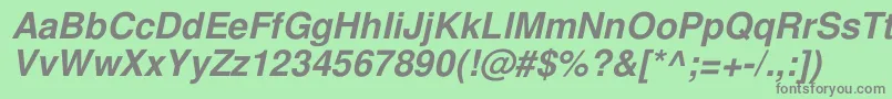 More about FreeSansОбычныйКурсив Font FreeSansОбычныйКурсив Font – Gray Fonts on Green Background