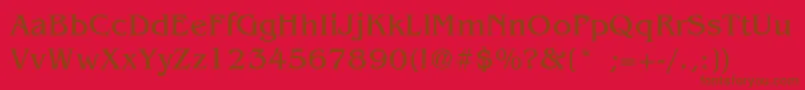 Lisätietoja BanwicLight-fontista BanwicLight-fontti – ruskeat fontit punaisella taustalla