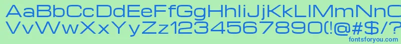 Подробнее о шрифте Michroma Шрифт Michroma – синие шрифты на зелёном фоне
