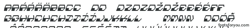 DeranianCondensedItalic Font – Slovak Fonts