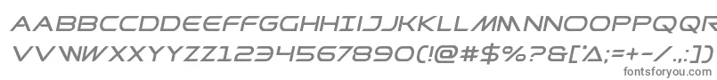 フォントPrometheanital – 白い背景に灰色の文字