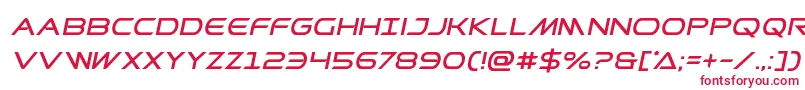Шрифт Prometheanital – красные шрифты