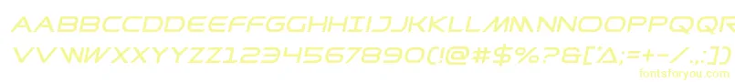 Шрифт Prometheanital – жёлтые шрифты