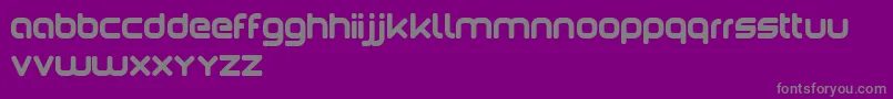 フォントPaola – 紫の背景に灰色の文字