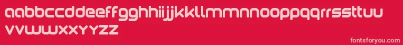 Paola Font – Pink Fonts on Red Background