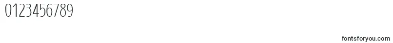 Secessionlight Font – Fonts for Numbers and Digits