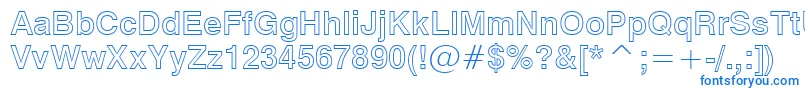 Шрифт Swz721bo – синие шрифты
