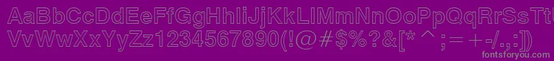 Шрифт Swz721bo – серые шрифты на фиолетовом фоне