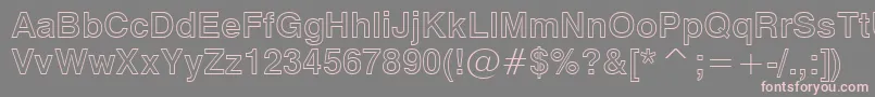 Swz721bo Font – Pink Fonts on Gray Background