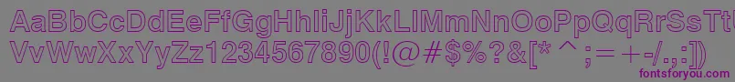 Swz721bo Font – Purple Fonts on Gray Background