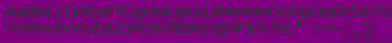 フォントMagistralttBold – 紫の背景に黒い文字
