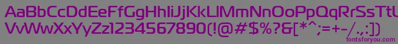 Шрифт MagistralttBold – фиолетовые шрифты на сером фоне