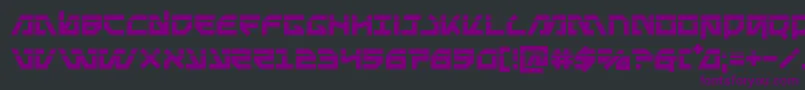 Weitere Informationen zur Metalstormlaser-Schriftart Metalstormlaser-Schriftart – Violette Schriften auf schwarzem Hintergrund