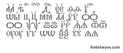 Шрифт TriodionCapsKucs