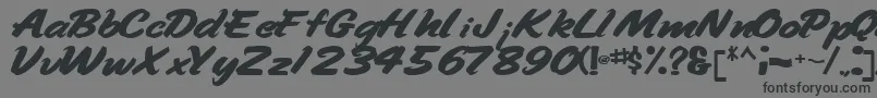 Подробнее о шрифте Handyman94Bold Шрифт Handyman94Bold – чёрные шрифты на сером фоне