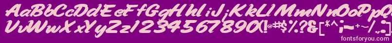 Lisätietoja Handyman94Bold-fontista Handyman94Bold-fontti – vaaleanpunaiset fontit violetilla taustalla