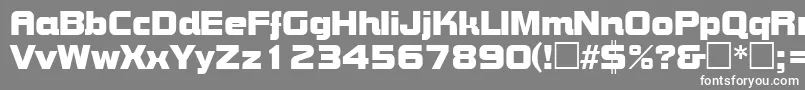 フォントBoltRegular – 灰色の背景に白い文字