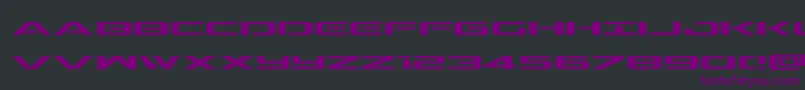 Outriderexp Font – Purple Fonts on Black Background
