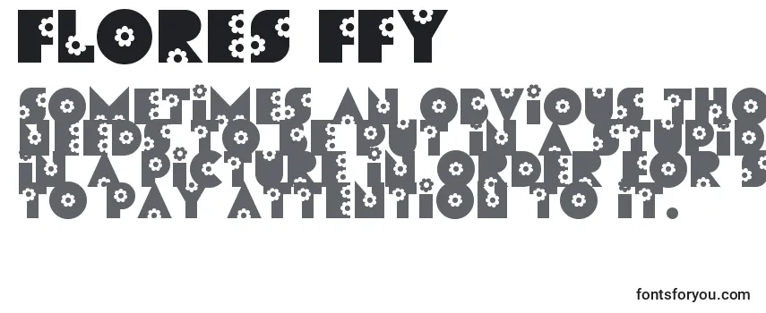 Обзор шрифта Flores ffy