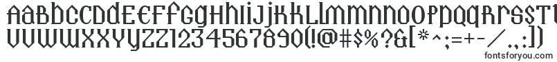 フォントLandmark – 描かれたフォント