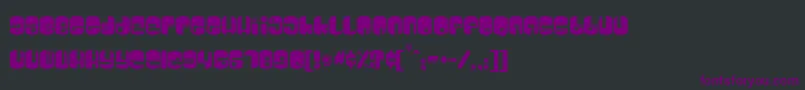 Dsgalaxyc Font – Purple Fonts on Black Background