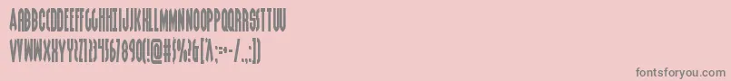 Grendelsmothercond Font – Gray Fonts on Pink Background
